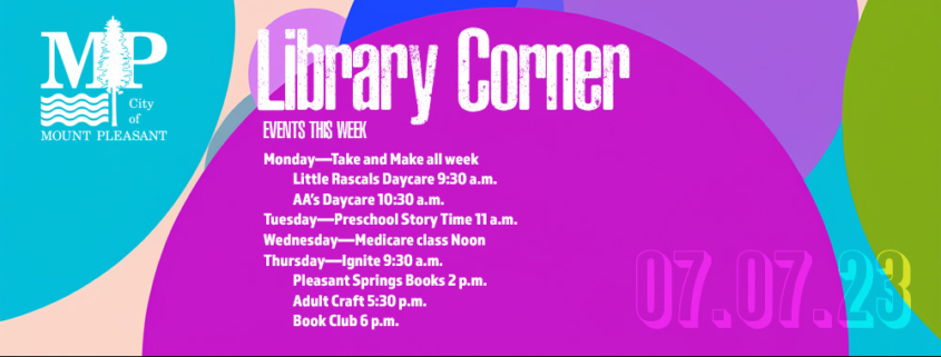 Library events this week.
