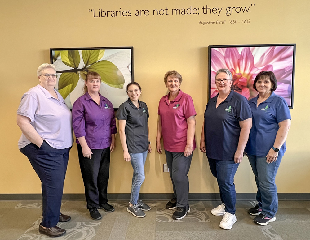 The friendly Library Staff