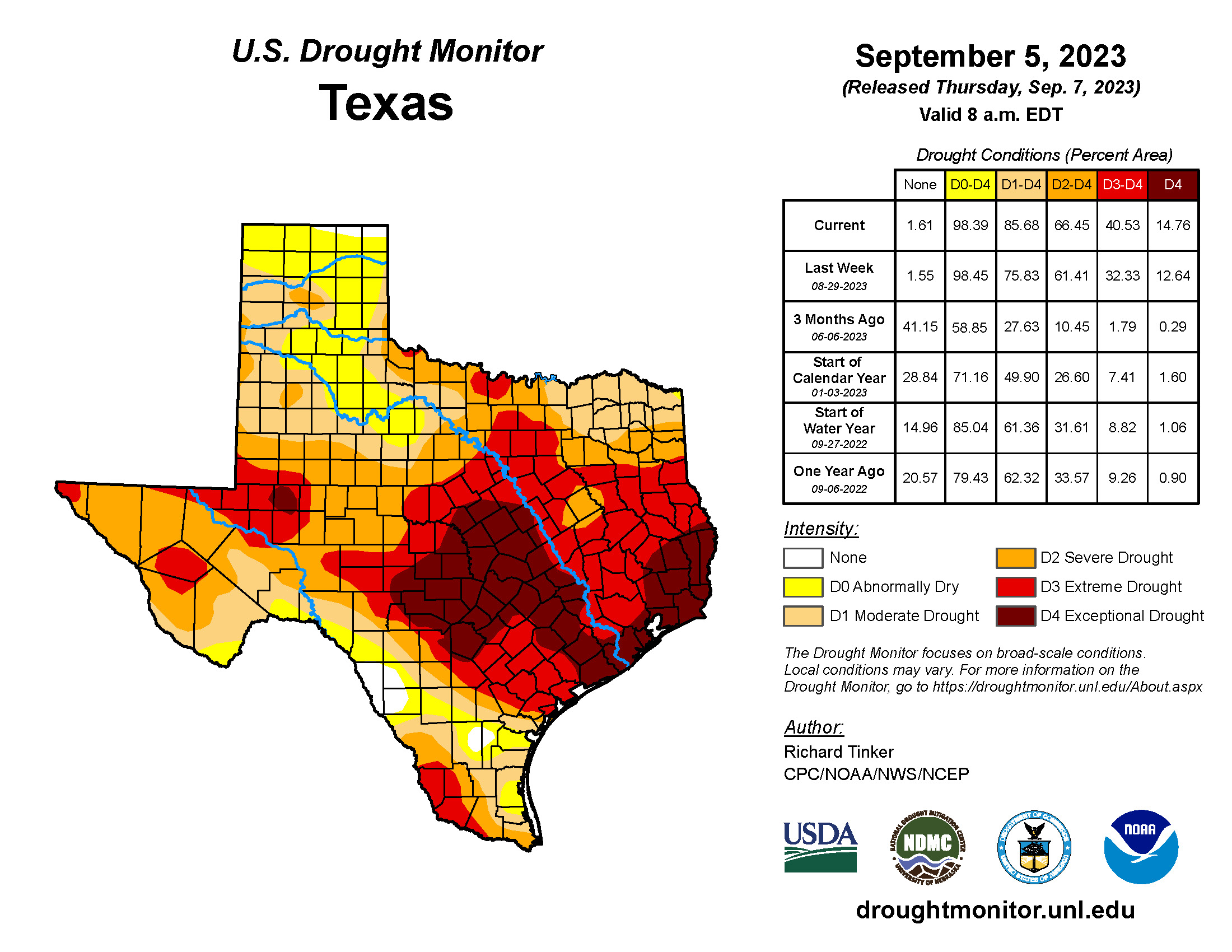 Drought Monitor Graphic.
