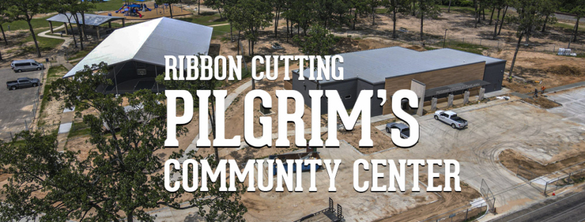 Aerial photo of the new Pilgrim's Center at Oaklawn Park.